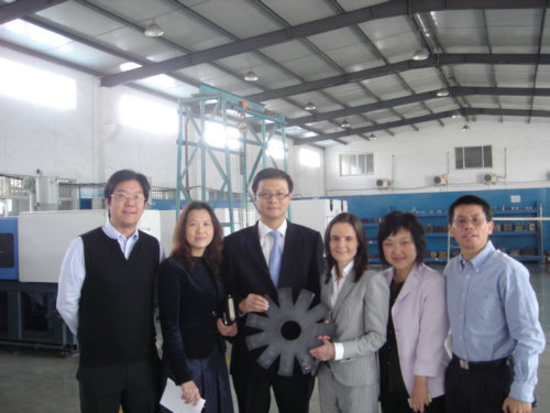 Ms. Helen Harrison, Global Financial Director of Victrex, visited our company